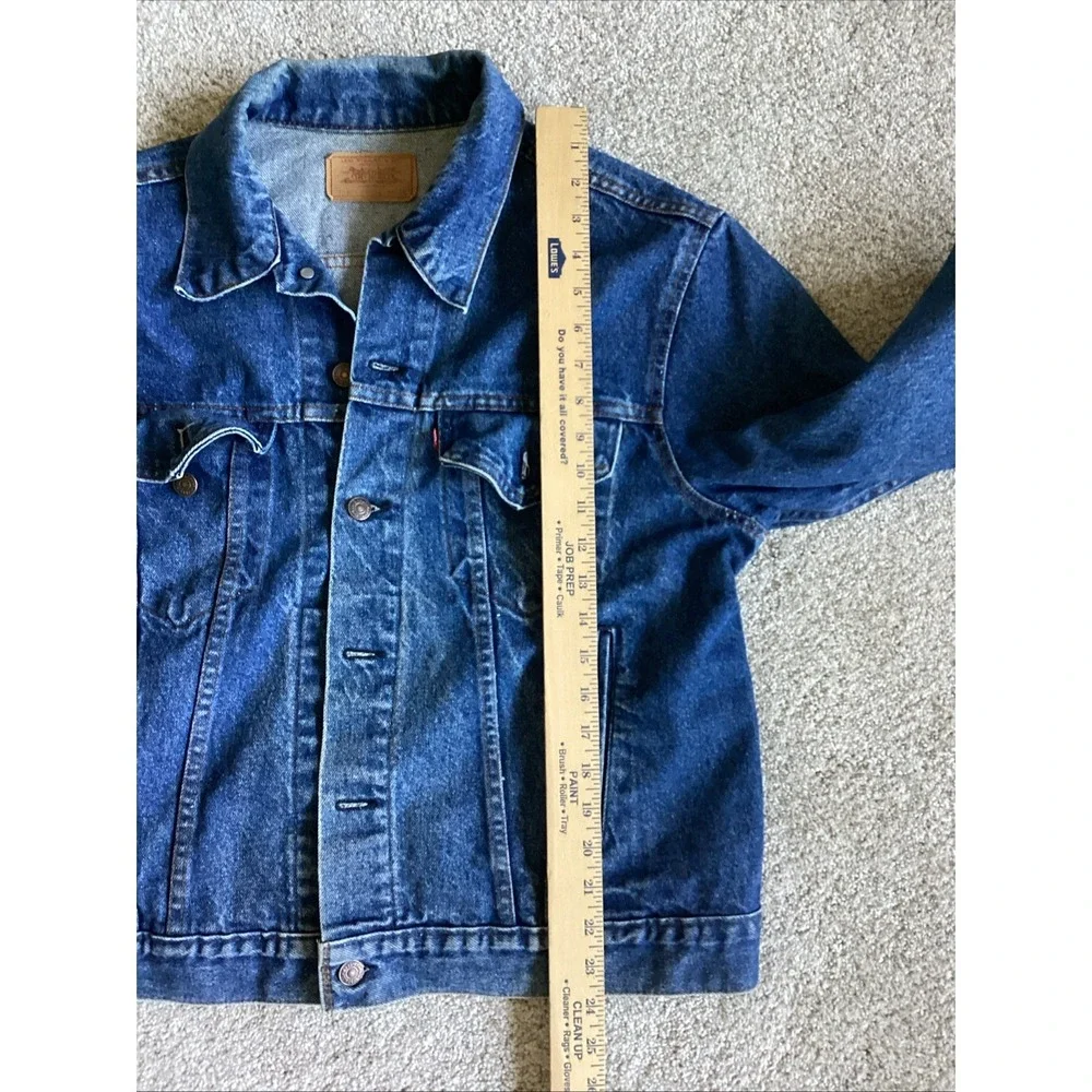 Vintage Levi's Trucker Denim Jacket 70505 0216 Size 46 Made In U.S.A